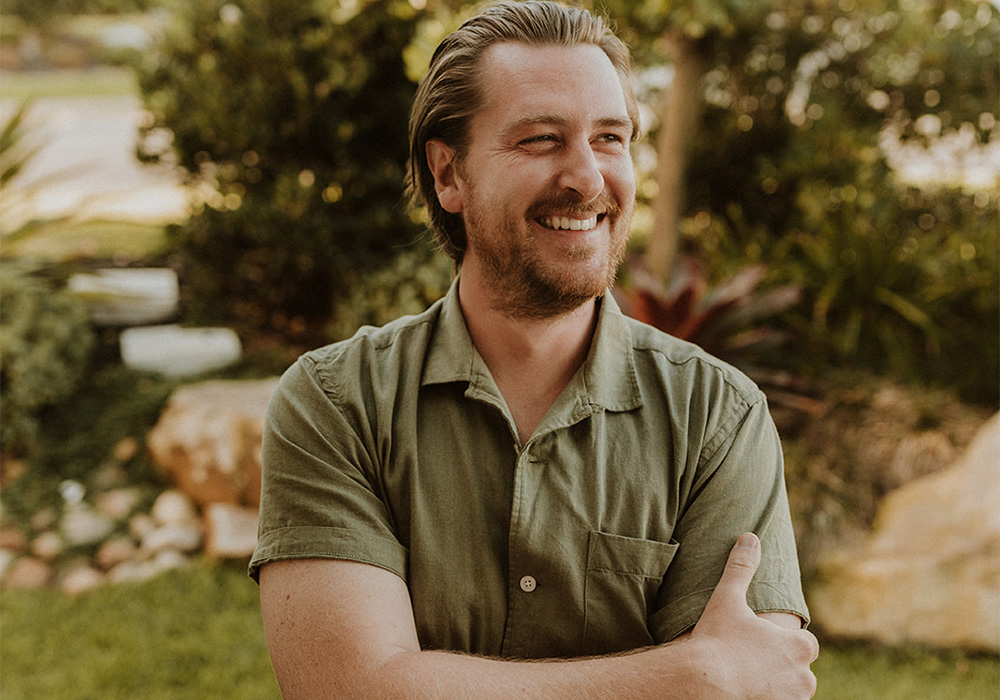 New Head Brewer Adam Wolfe poses for a portrait for the Yard Kings website